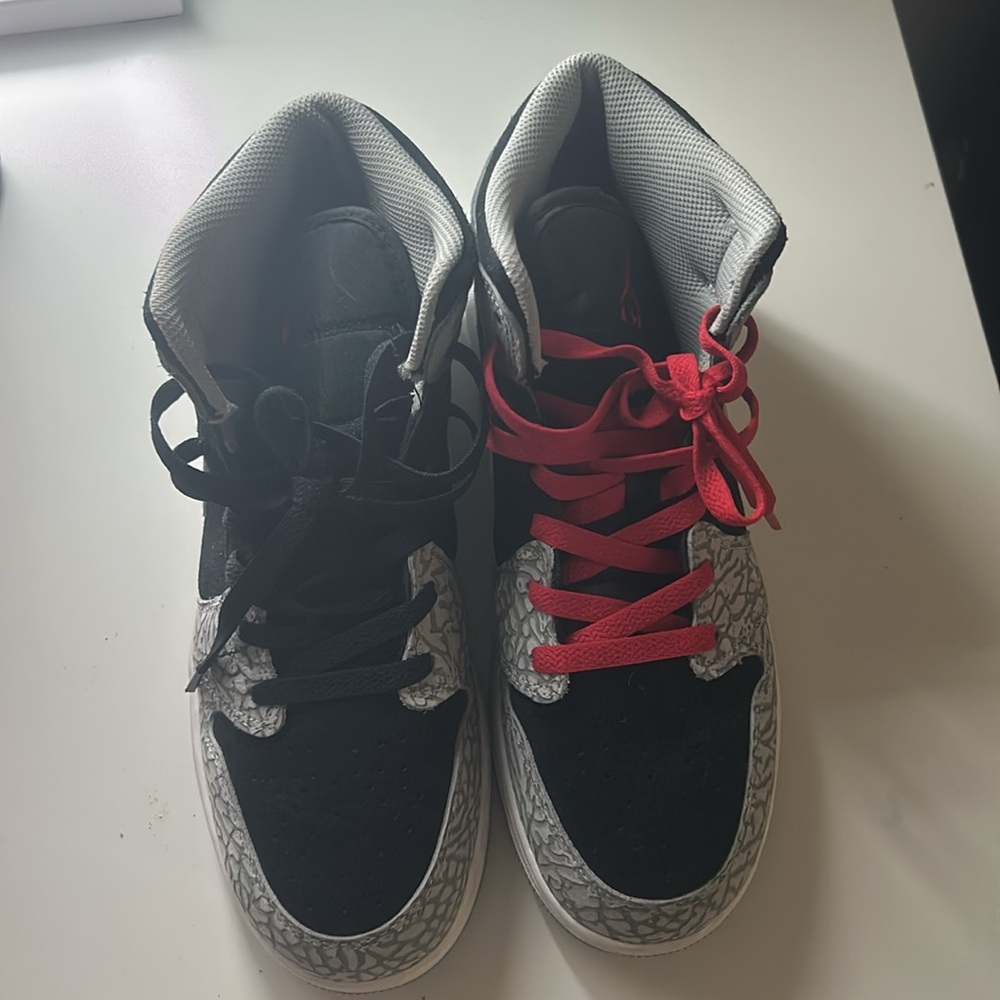 Nike Air Jordan 1 Mid SE 'Elephant Toe'  Kids